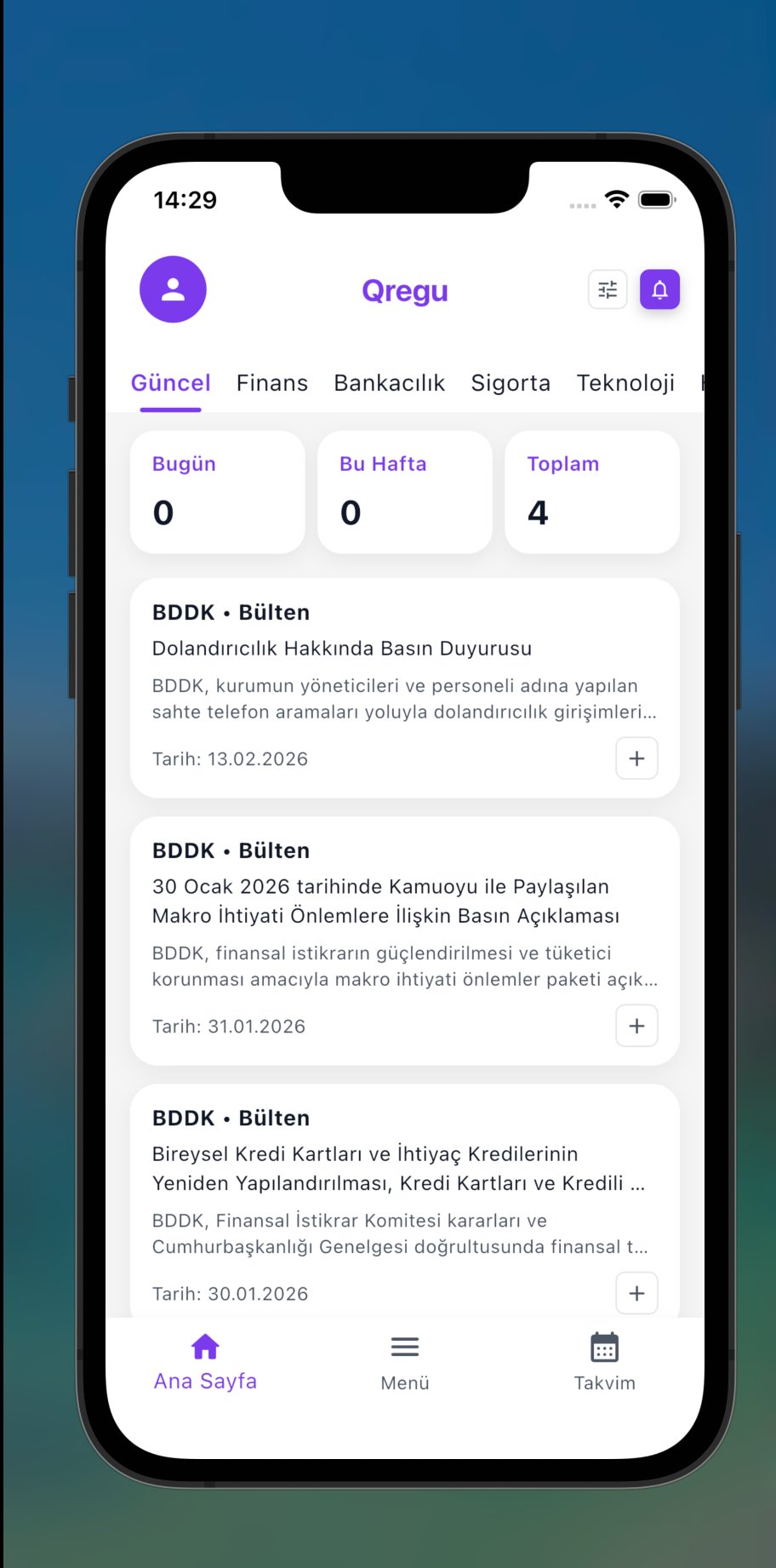 QRegu Dashboard